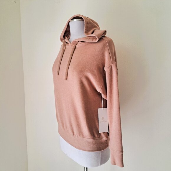 Balance Collection Women Top Pullover Hoodie Sweatshirt Beige Size Small  NWT - Picture 7 of 9